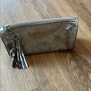Michael Kors Silver Wristlet